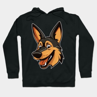 Happy German Shepherd Dog Hoodie